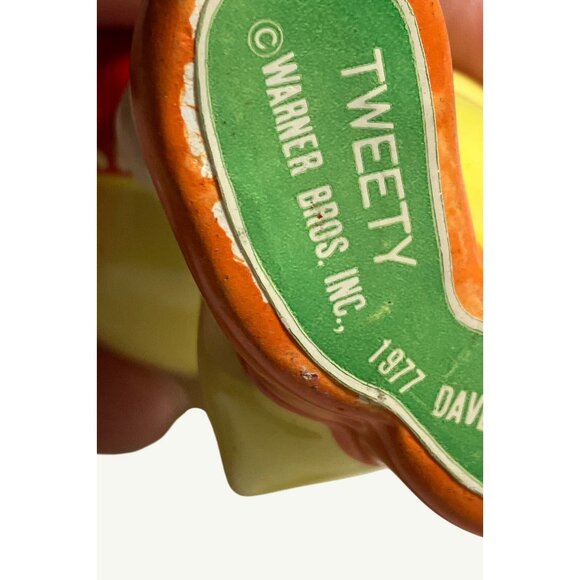 Dave Grossman Tweety Bird Christmas Ornament Vintage 1977 - Picture 9 of 9